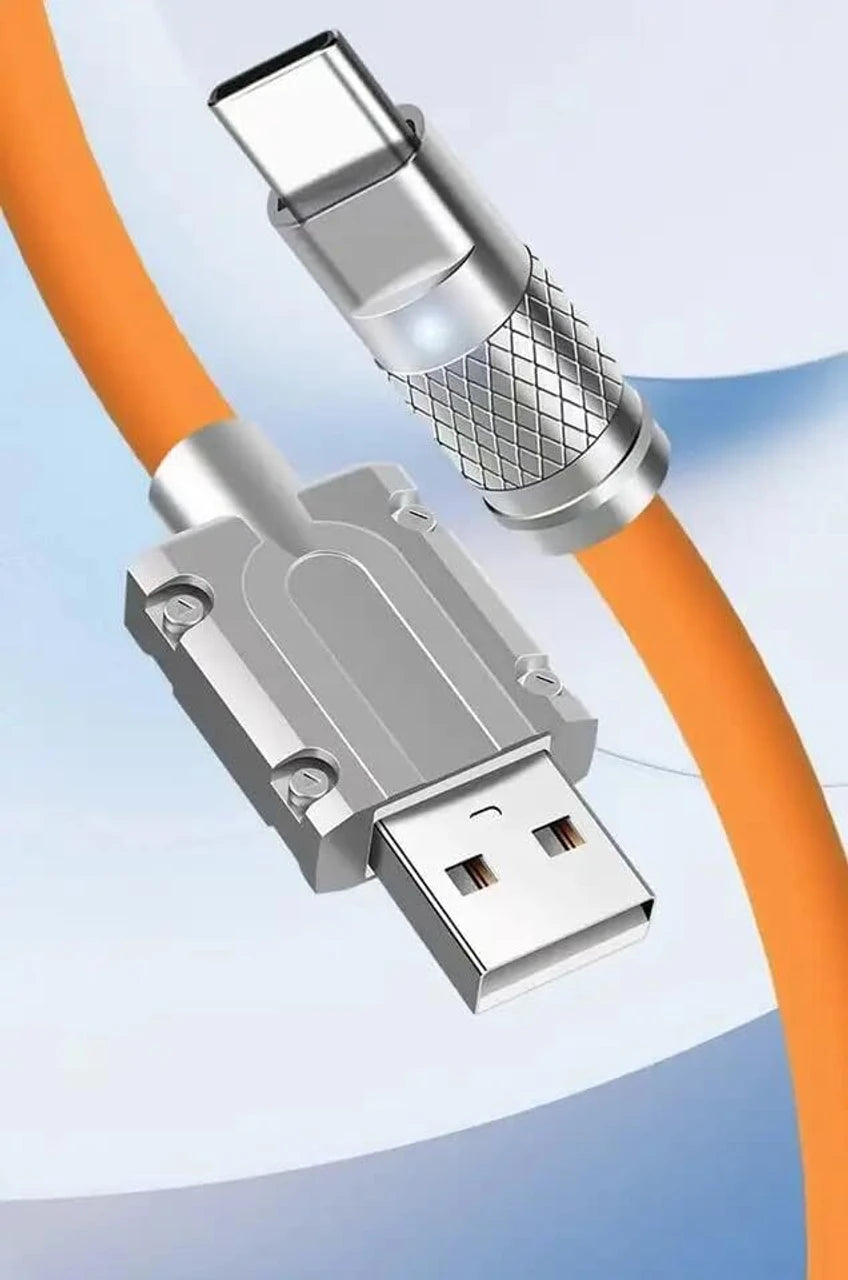 Orange 120W 3-in-1 Fast Charging Cable accessories