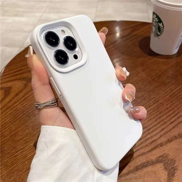 Soft Liquid Silicone Phone Case for iPhone