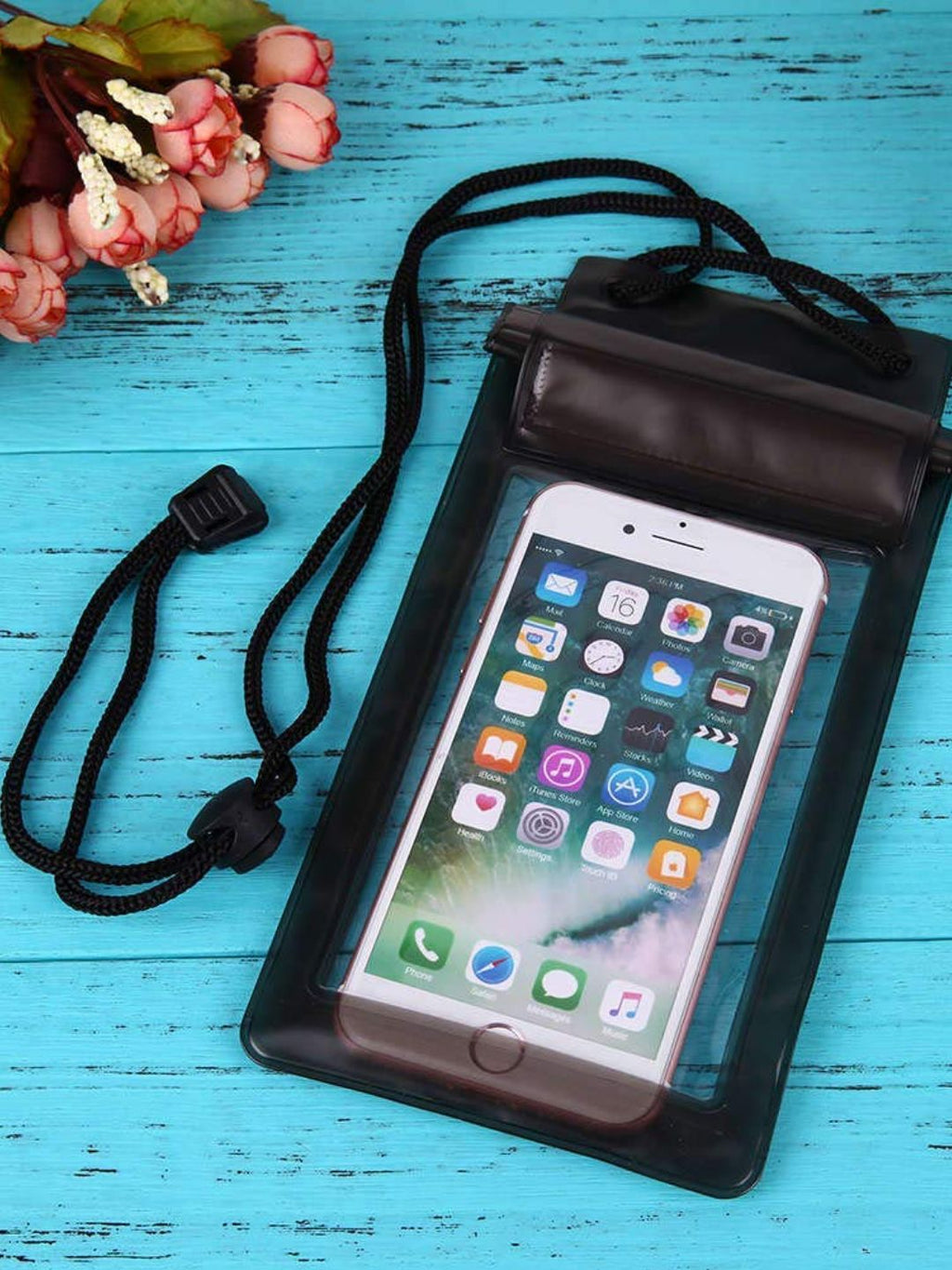 Universal Waterproof Plastic Mobile Cover for Rain & Beach