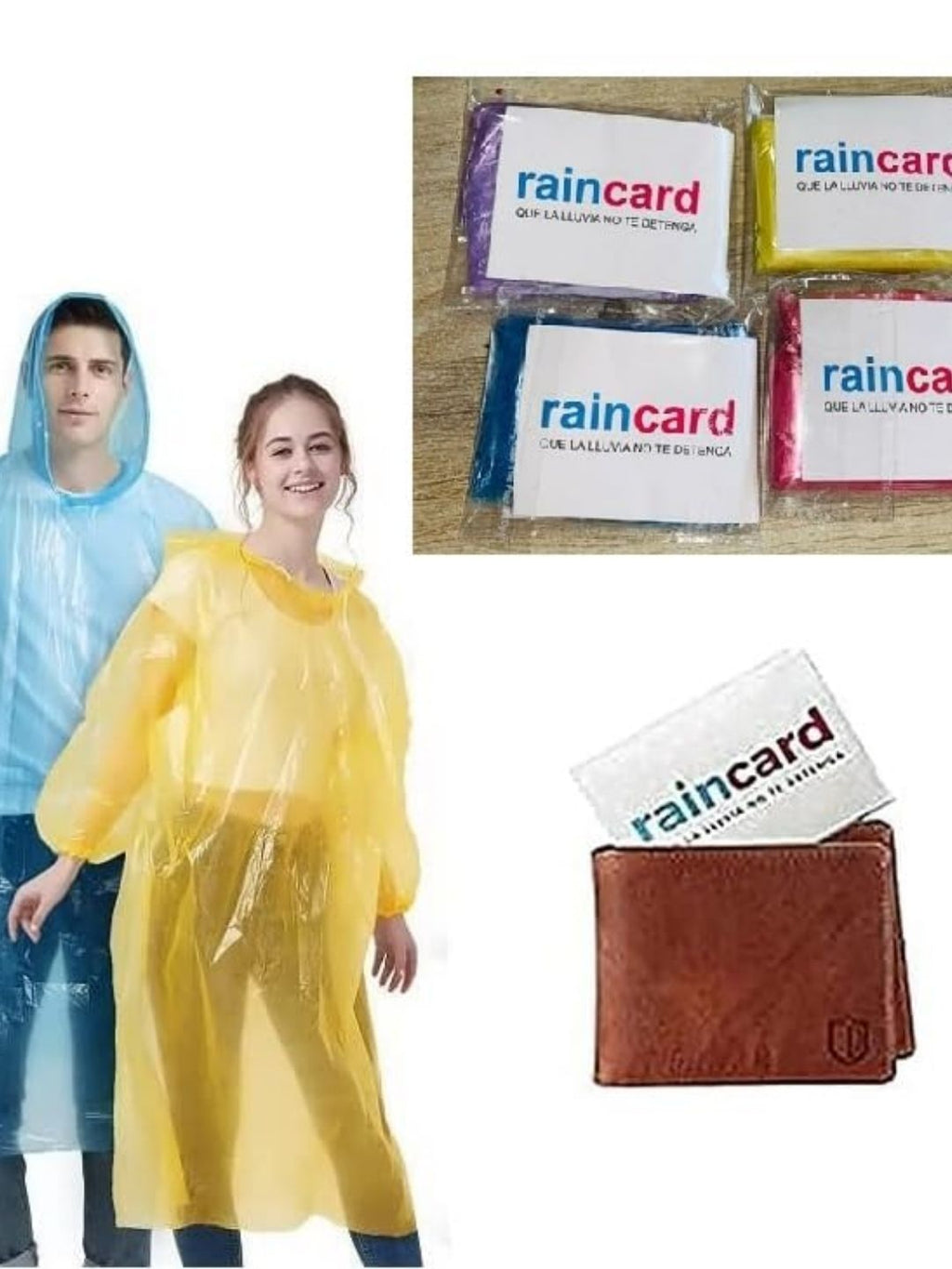 Pocket-Size Disposable Raincard / Raincoat