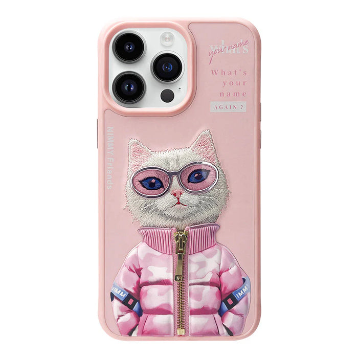 Nimmy Official 3D Cool & Cute Embroidery Case Cover for iPhone 15 Series