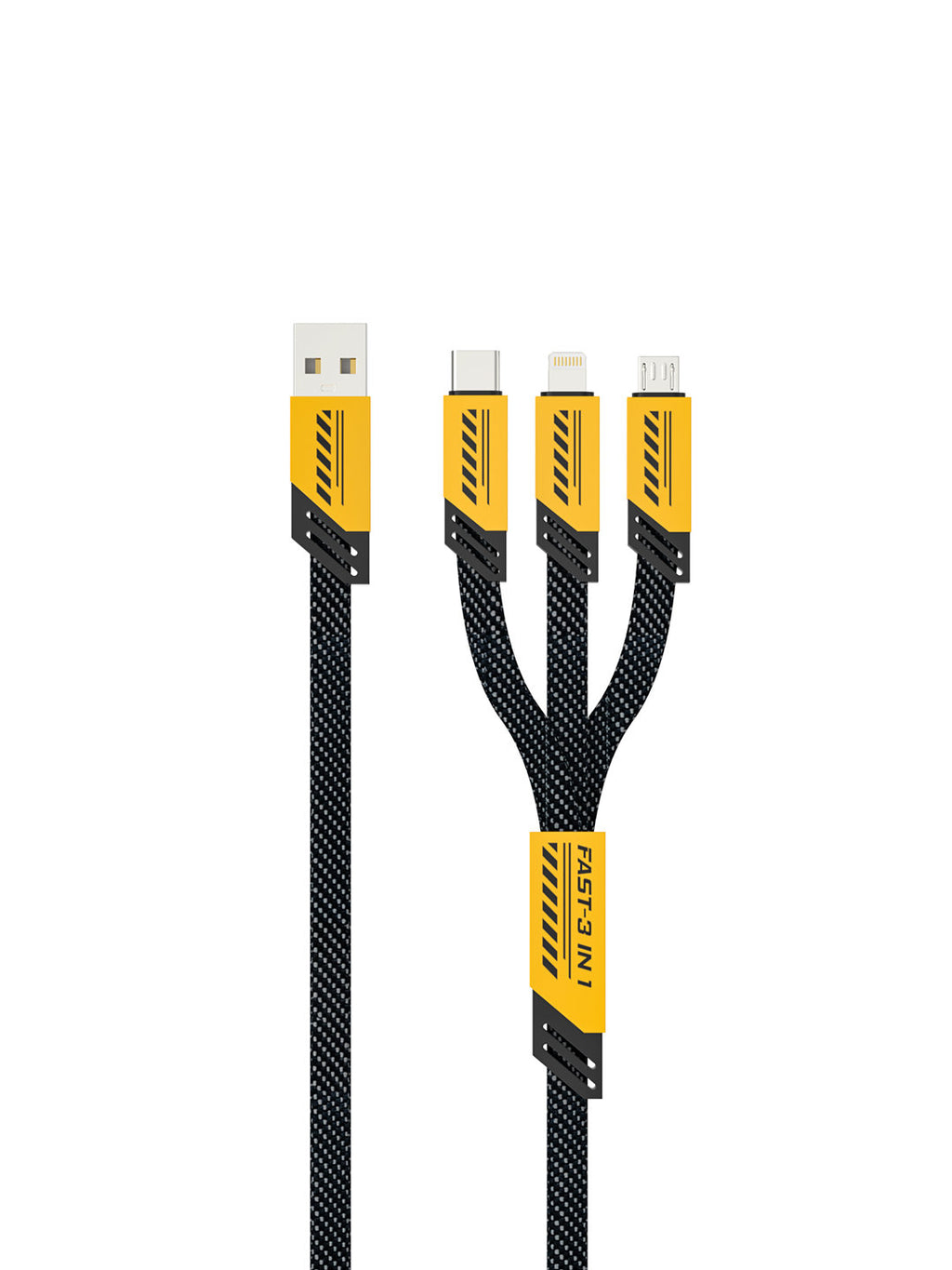 3-in-1 Fast Charging Multi Cable (USB to Type-C / Lightning / Micro USB)