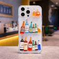 3D Mini Bottle Transparent Shockproof iPhone Case