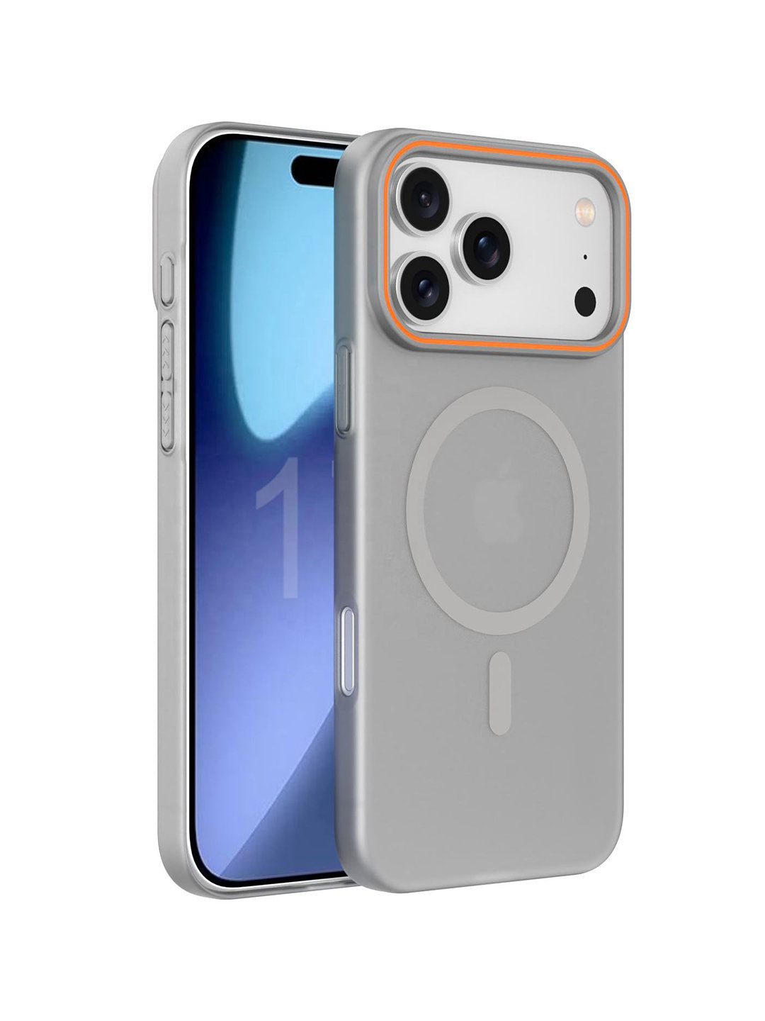 Frosted Matte MagSafe Transparent Grey Case for Apple iPhone 17 Pro Max