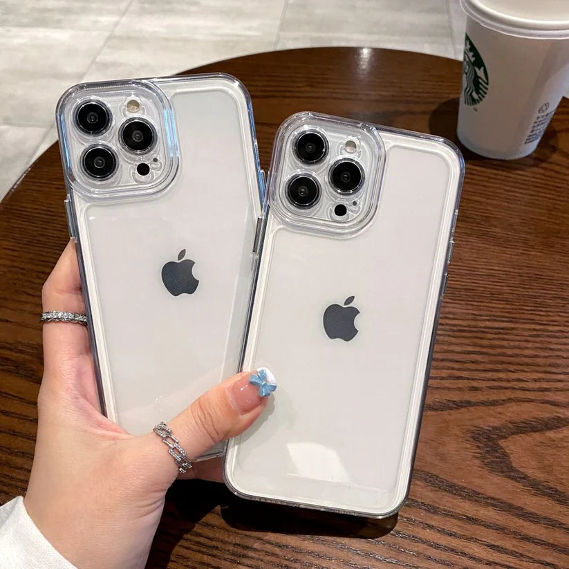 Premium Anti-Yellow Transparent iPhone Case
