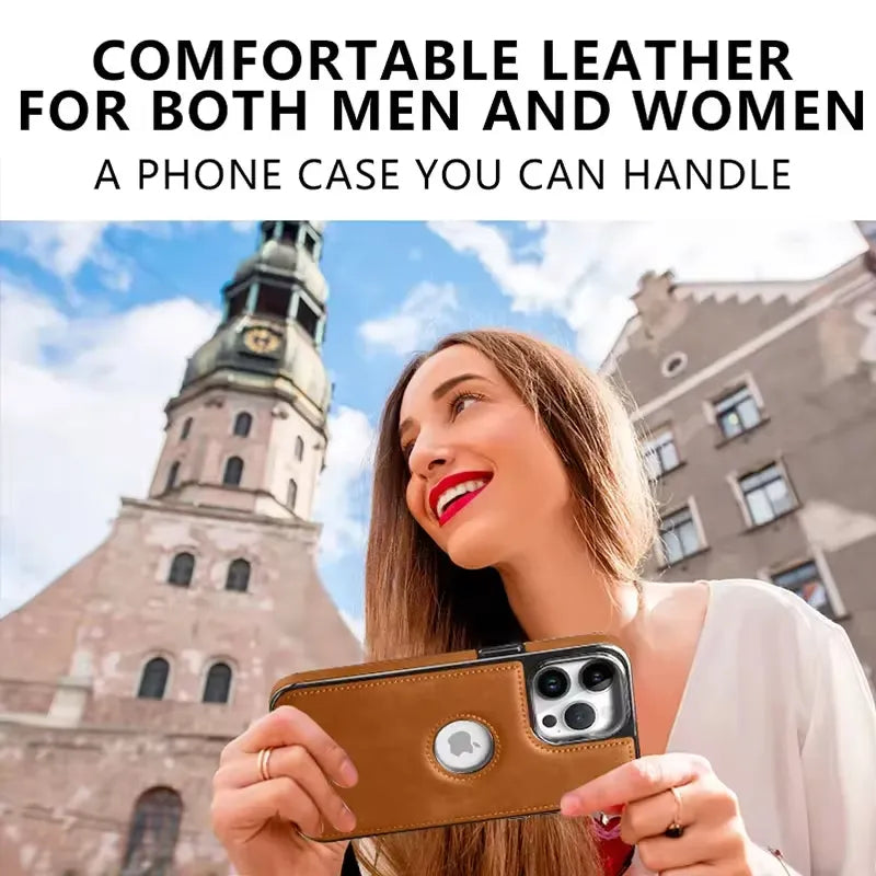 Puloka Electroplated TPU Leather Back Case for iPhone