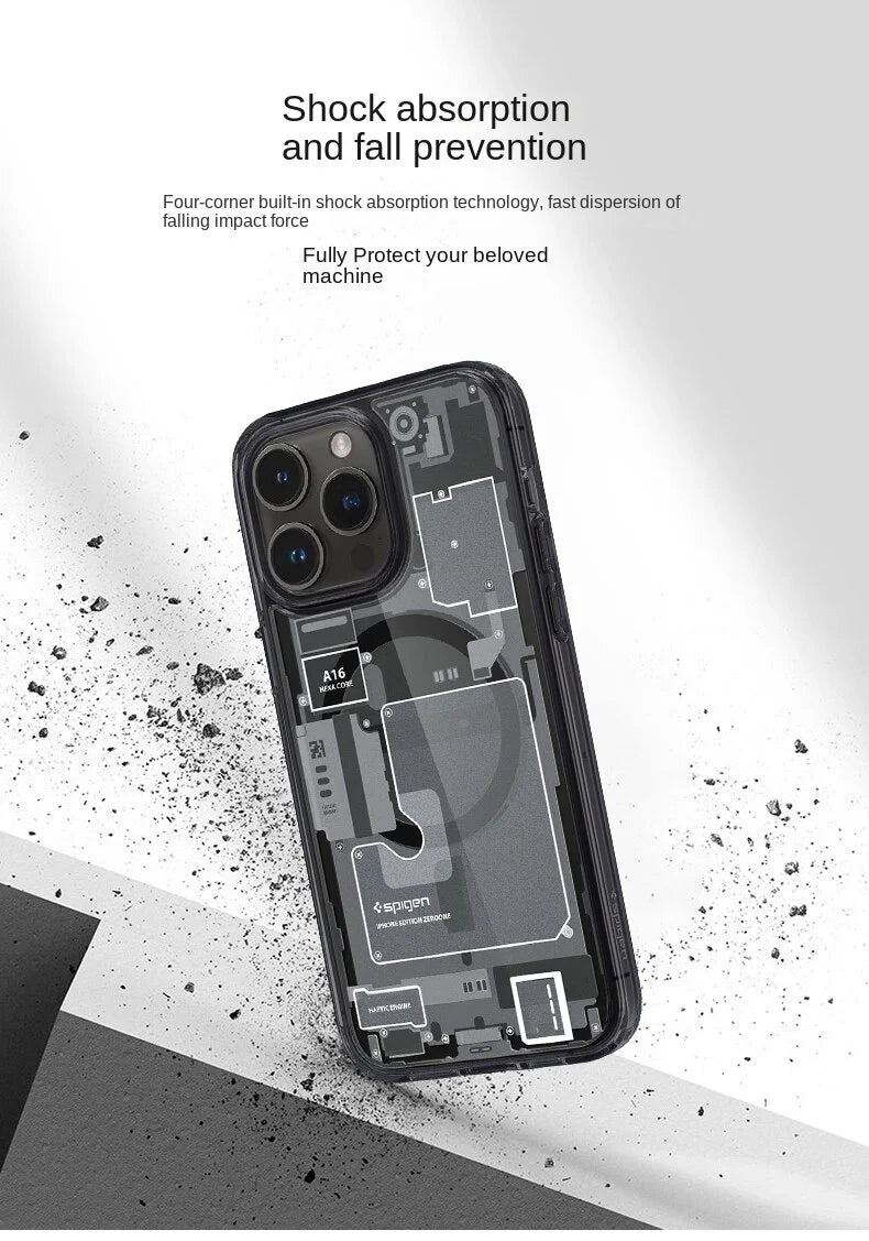 iPhone 14 Series Spigen Ultra Hybrid Zero One (Circuit Board Design)