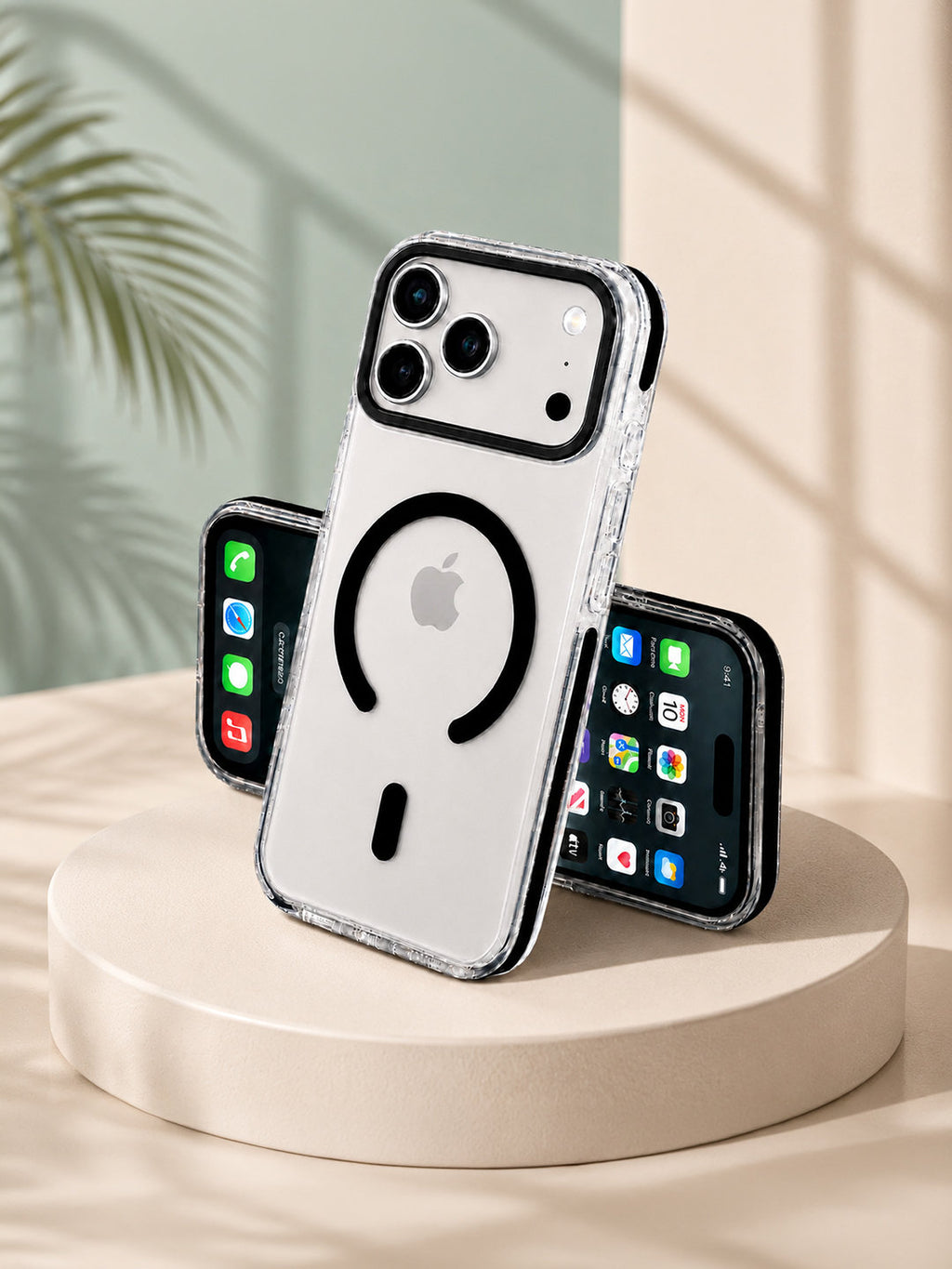 MagSafe Compatible Transparent Case for Apple iPhone 17 Pro Max