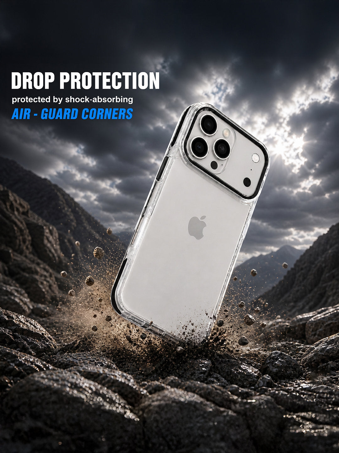 Premium Crystal Clear Hybrid Case for Apple iPhone 17 Pro Max