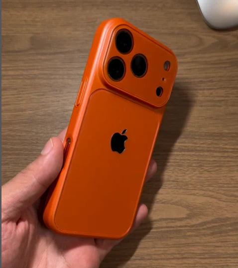 High-End Glass Finish Covert Logo Case for iPhone