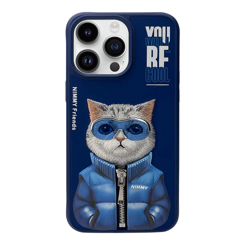 Nimmy Official 3D Cool & Cute Embroidery Case Cover for iPhone 15 Series