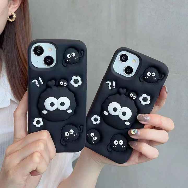 3D Soot Sprites Case with Pop Socket for iPhone