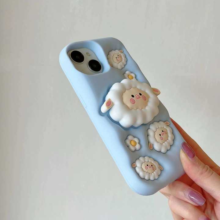 3D Cartoon Baby Sheep iPhone Case