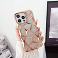 Diamond Shape Luxury iPhone Cover with Geometric Pattern