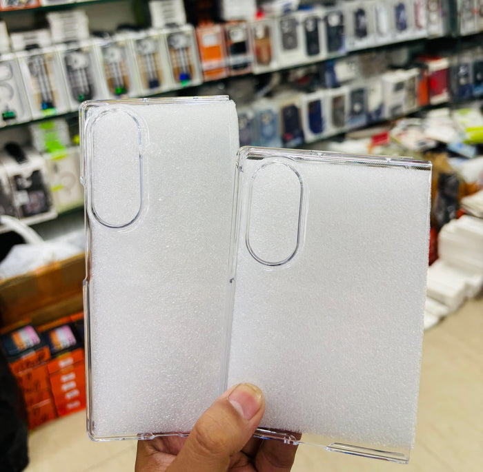 Anti-Yellow PC Crystal Clear Case for Samsung Fold 8 / Fold 8 Ultra