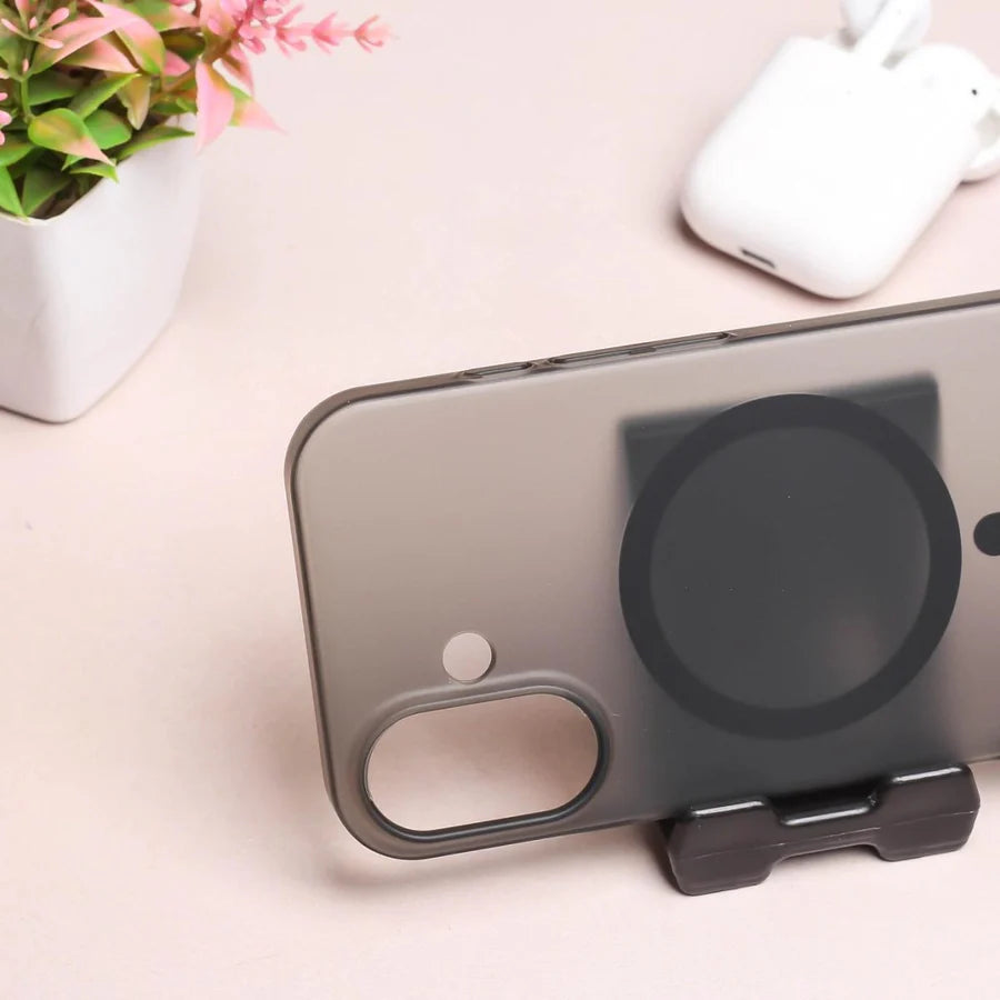 Black Paper Matte MagSafe Case for Apple iPhone 16