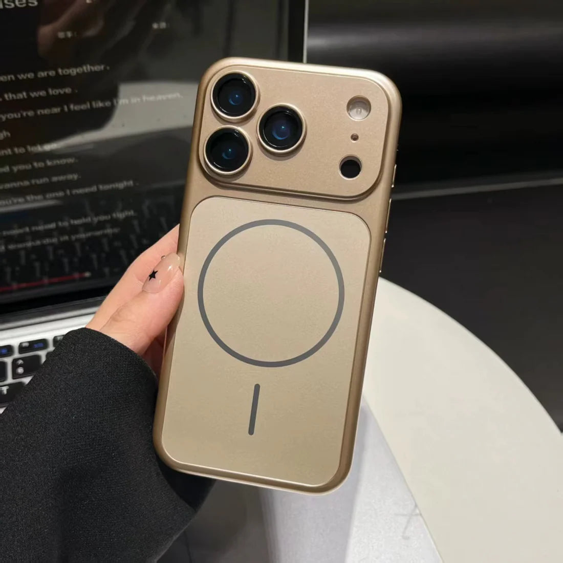 Original AG Frosted Glass Magsafe Case