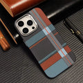 Ultra Thin Carbon Fiber Pattern Metal Lens Hard Case