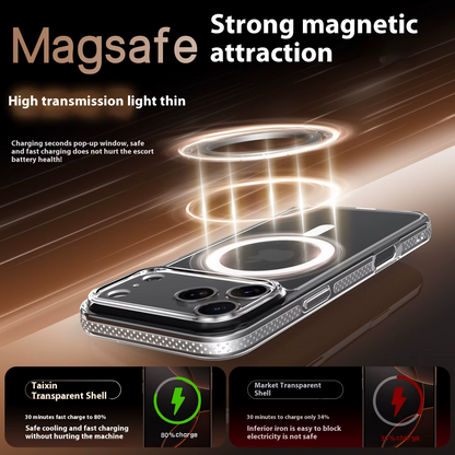 Original Clear Magnetic MagSafe Wireless Charging Case (Anti-Yellow)