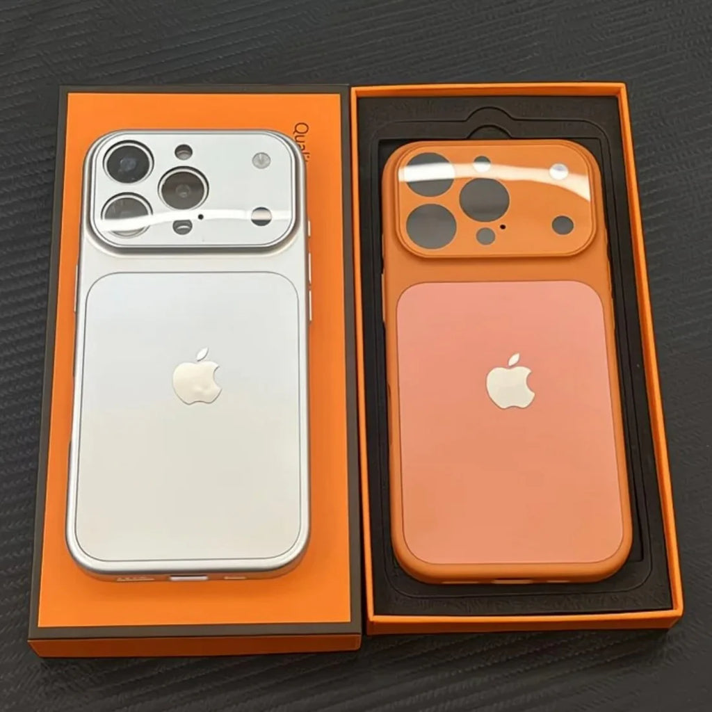 High-End Glass Finish Covert Logo Case for iPhone (Exclusive Case)