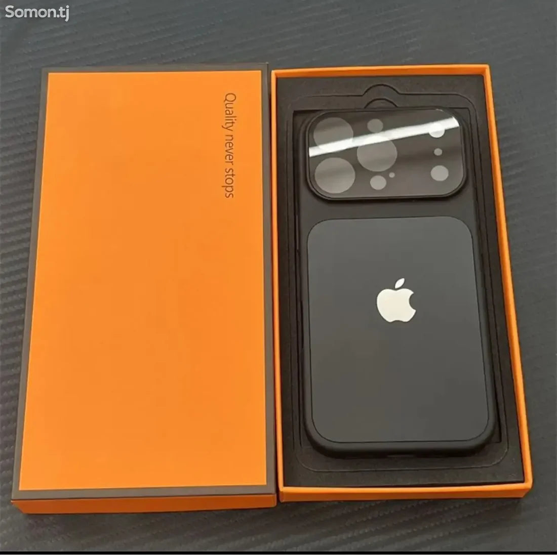High-End Glass Finish Covert Logo Case for iPhone (Exclusive Case)