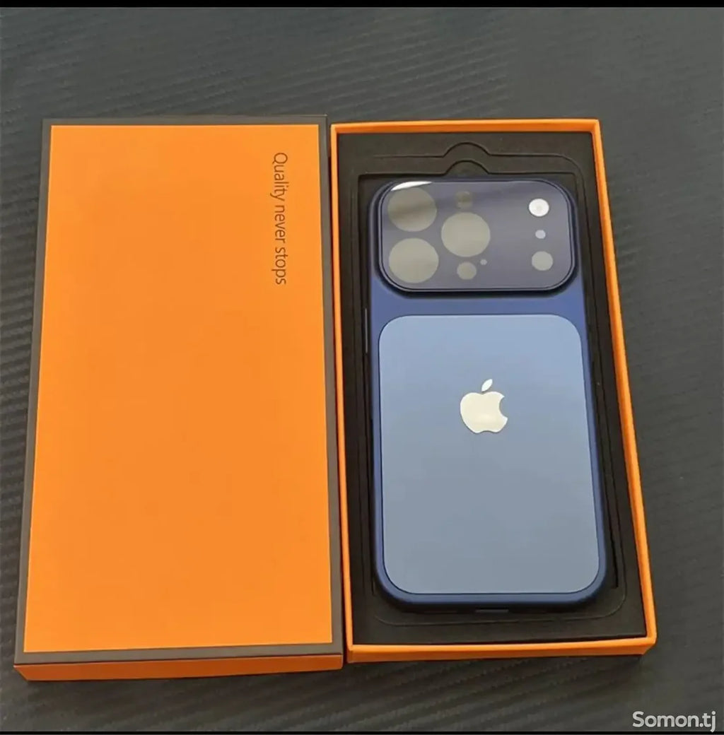 High-End Glass Finish Covert Logo Case for iPhone (Exclusive Case)