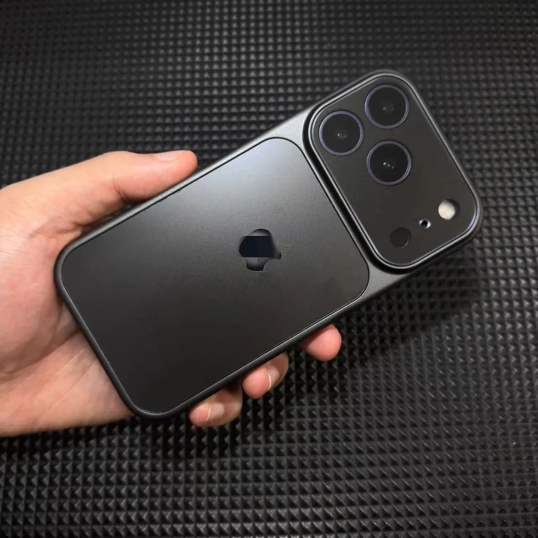 High-End Glass Finish Covert Logo Case for iPhone