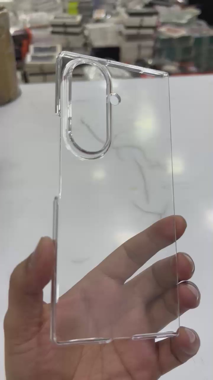 Anti-Yellow PC Crystal Clear Case for Samsung Fold 8 / Fold 8 Ultra