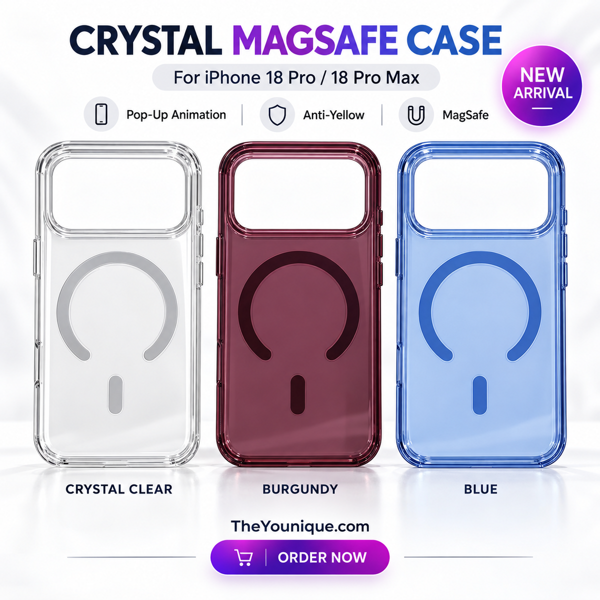 CRYSTAL IC MAGSAFE CASE – iPhone 18 Pro / 18 Pro Max