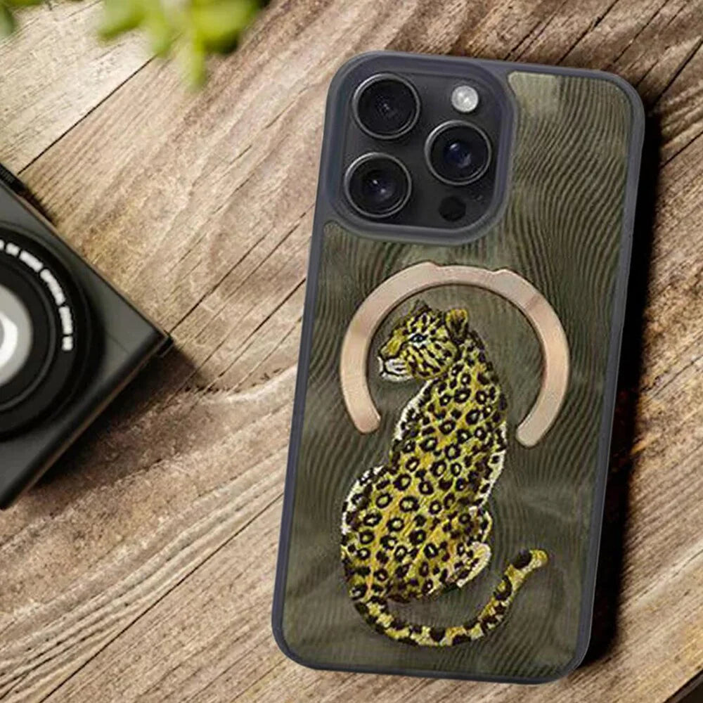 🐾 iPhone 15 Series Nimmy 3D Cool & Cute Embroidery Case Cover