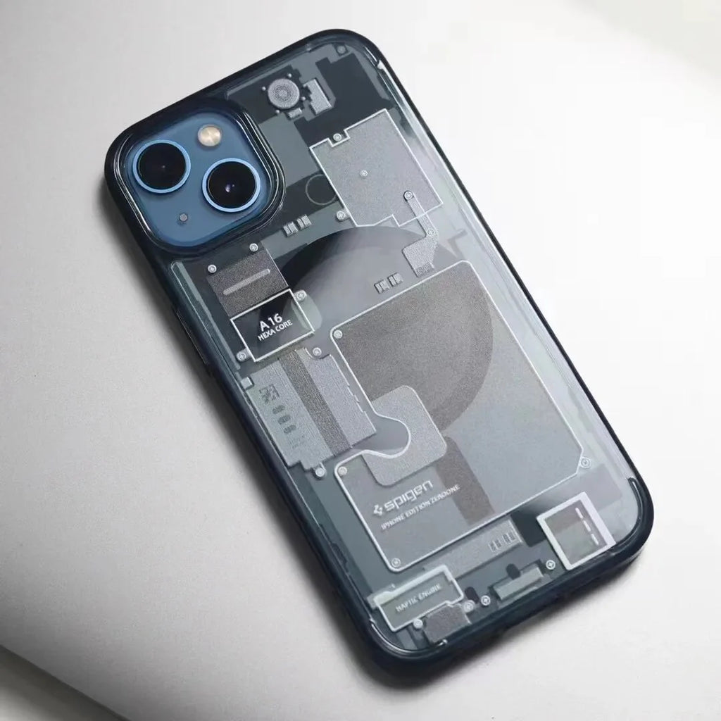 iPhone 14 Series Spigen Ultra Hybrid Zero One (Circuit Board Design)